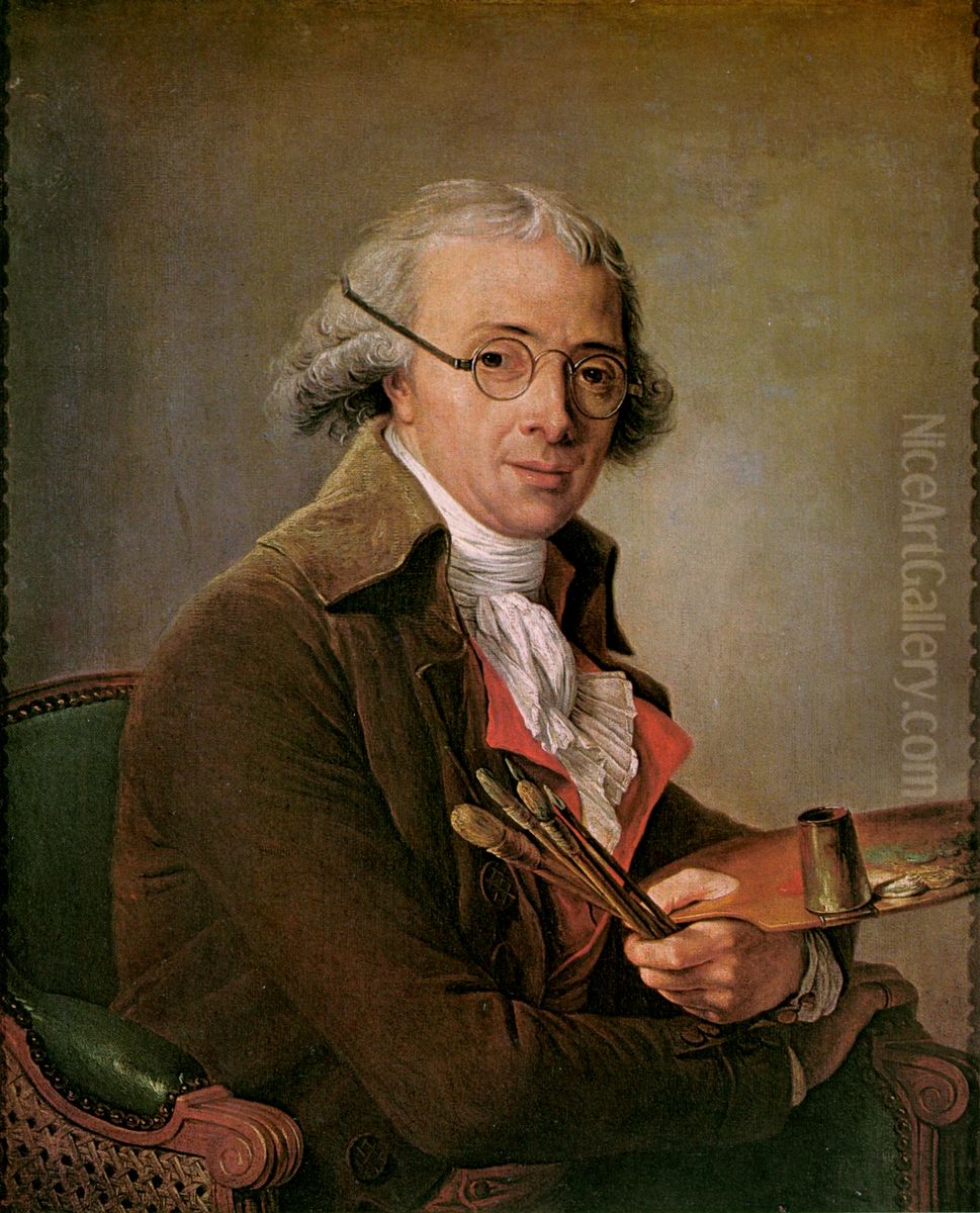 Portrait of Francois Andre Vincent Oil Painting by Adelaide Labille-Guiard