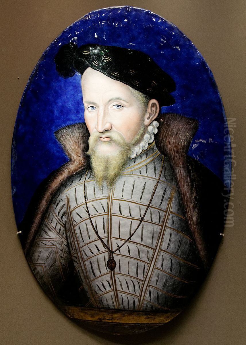 Francis, Duke of Guise Oil Painting by Leonard Limousin