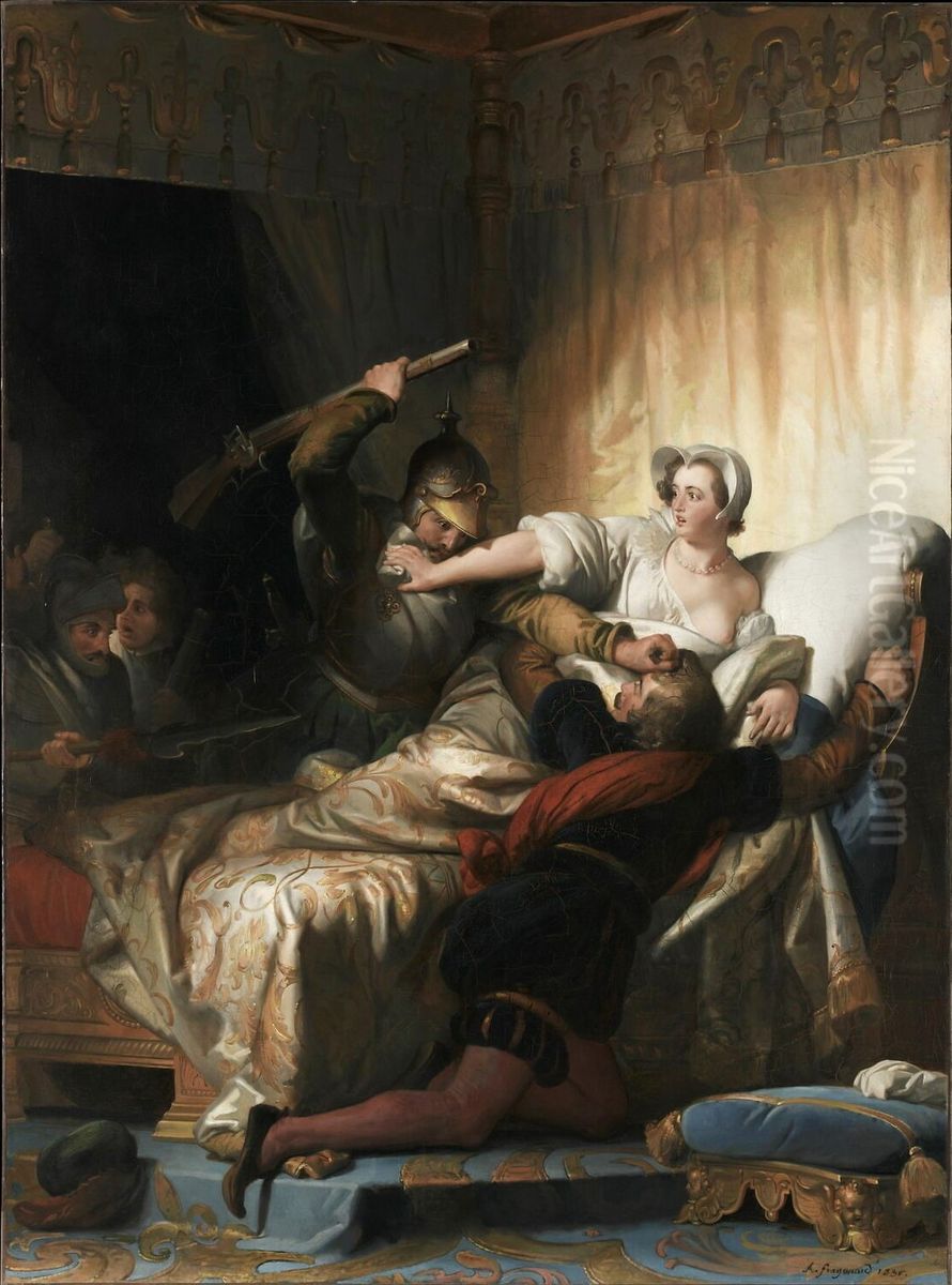 Saint-Barthelemy Oil Painting by Alexandre-Evariste Fragonard