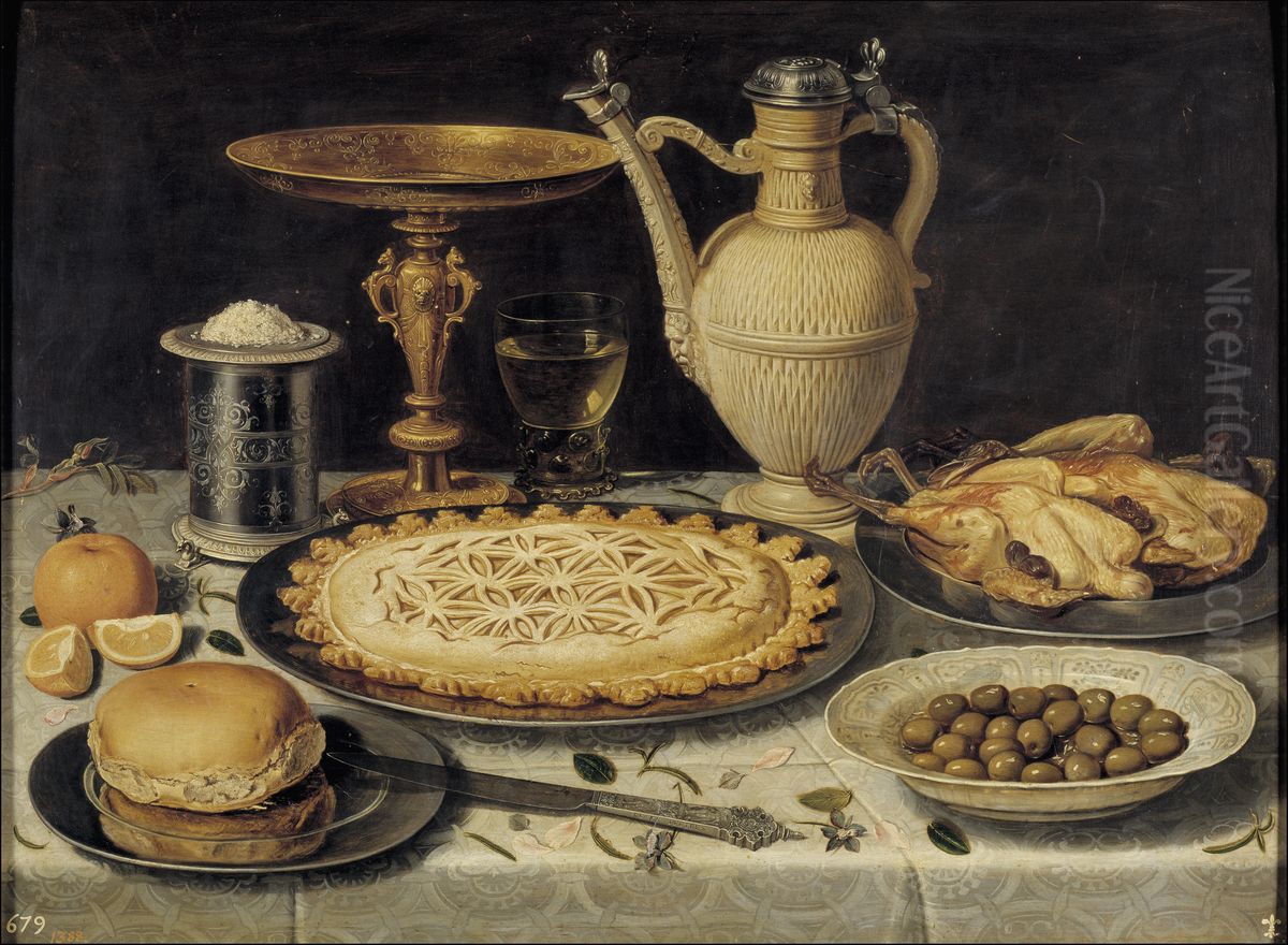 Table. Oil Painting by Clara Peeters