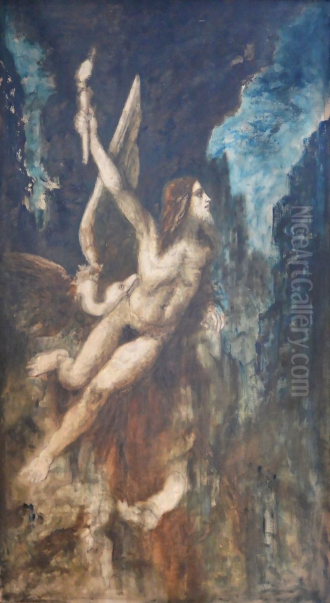 Promethee Oil Painting by Gustave Moreau