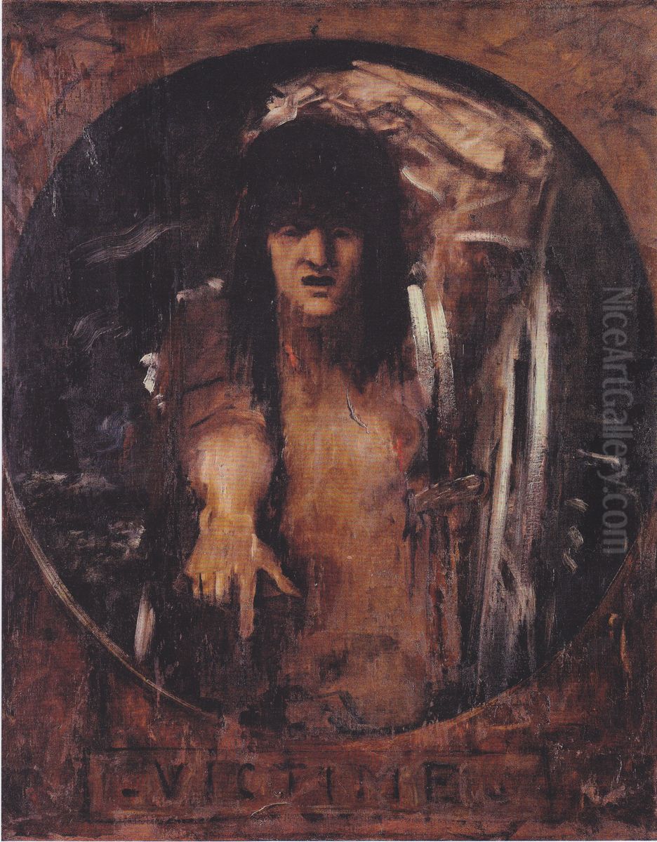Victim Oil Painting by Gustave Moreau