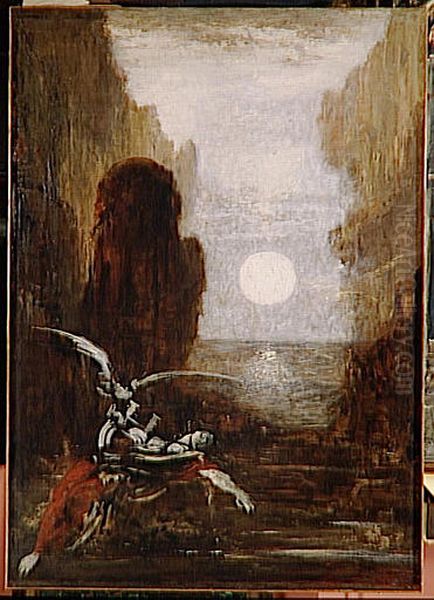 Death of Sapho Oil Painting by Gustave Moreau