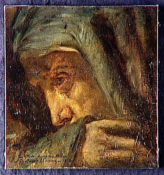 Pauline Moreau as the Virgin Oil Painting by Gustave Moreau