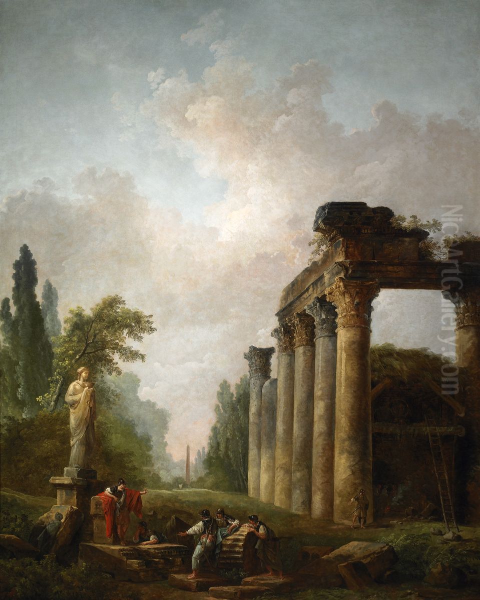 The Ruin Oil Painting by Hubert Robert
