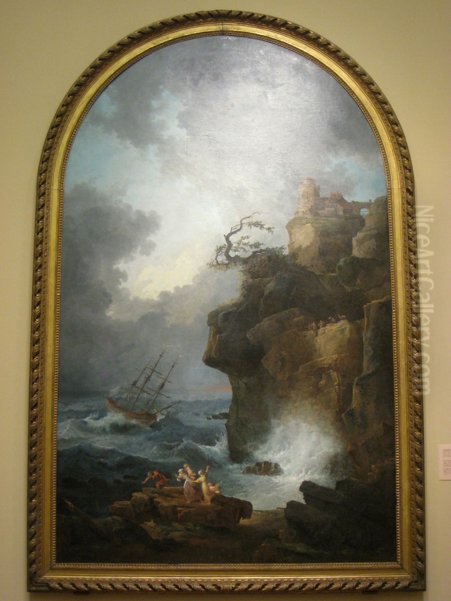 The Shipwreck Oil Painting by Hubert Robert