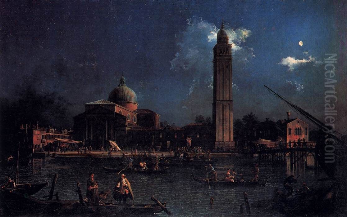 The Vigilia di San Pietro Oil Painting by Canaletto