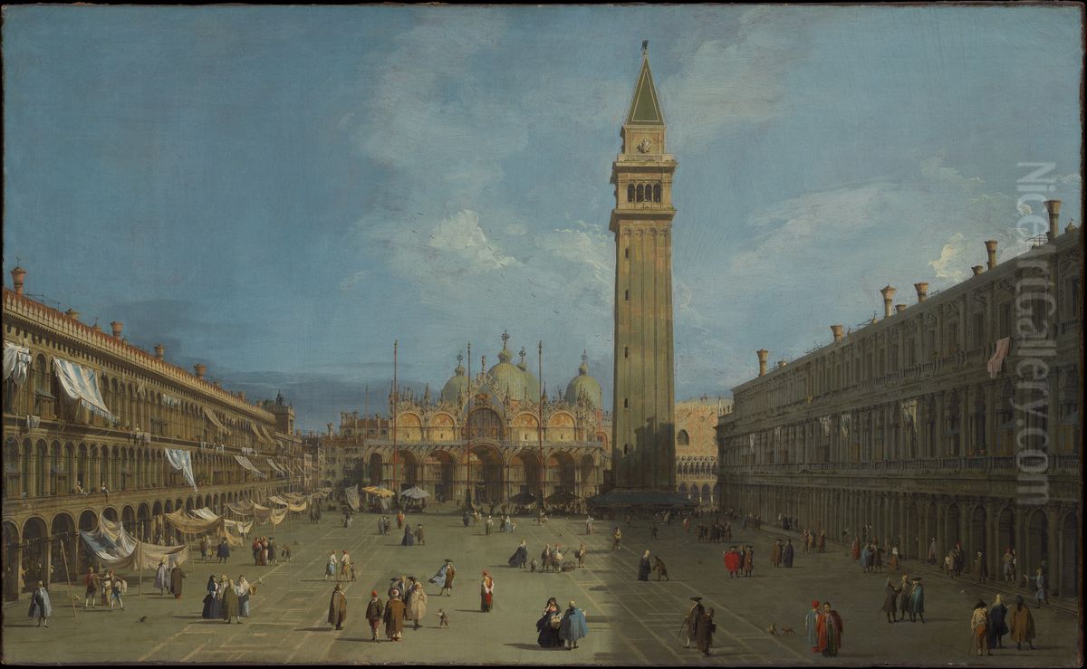 Piazza San Marco Oil Painting by Canaletto