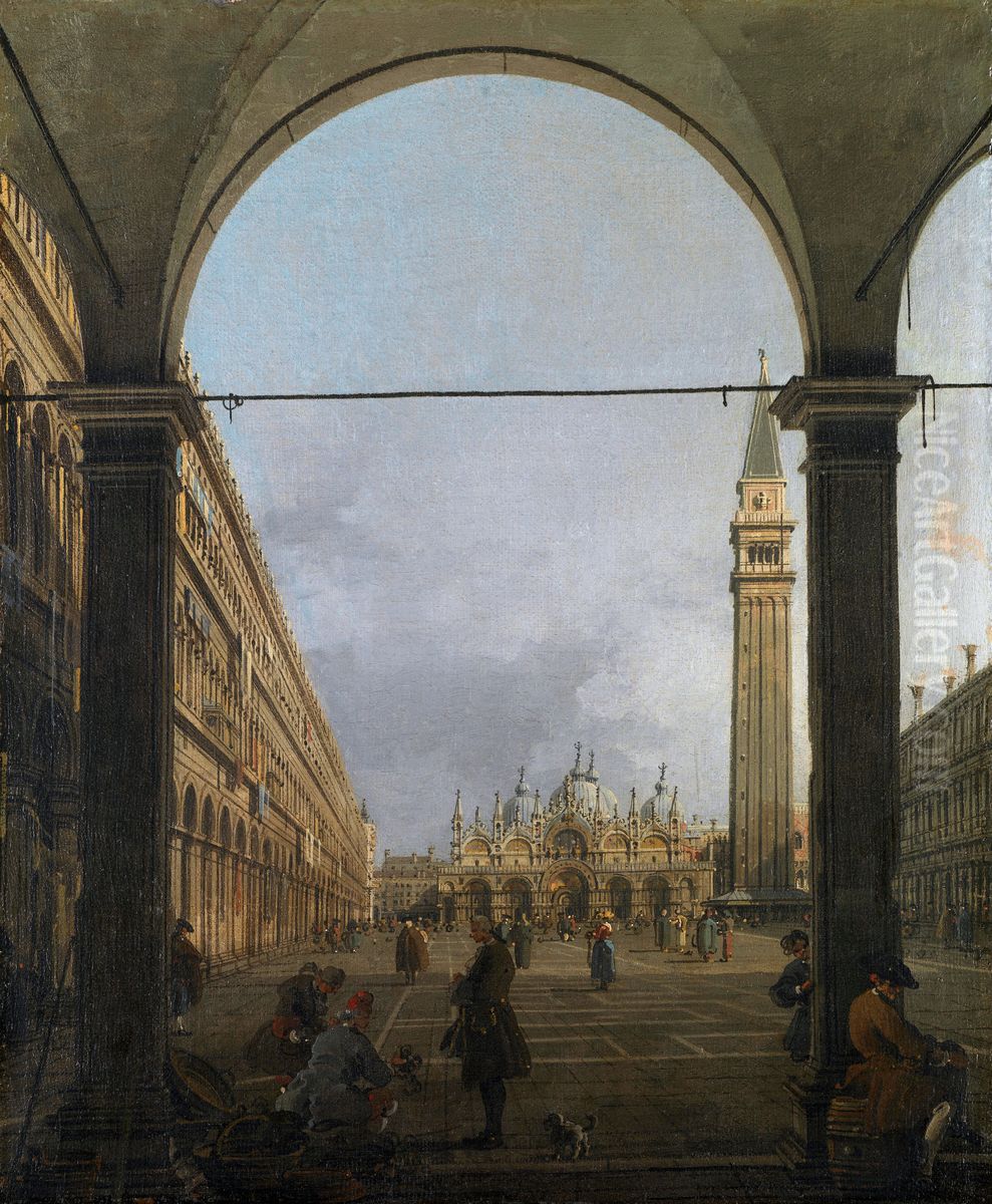 Piazza San Marco Oil Painting by Canaletto