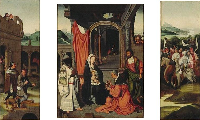 Adoration of the Magi Oil Painting by Hieronymous Bosch