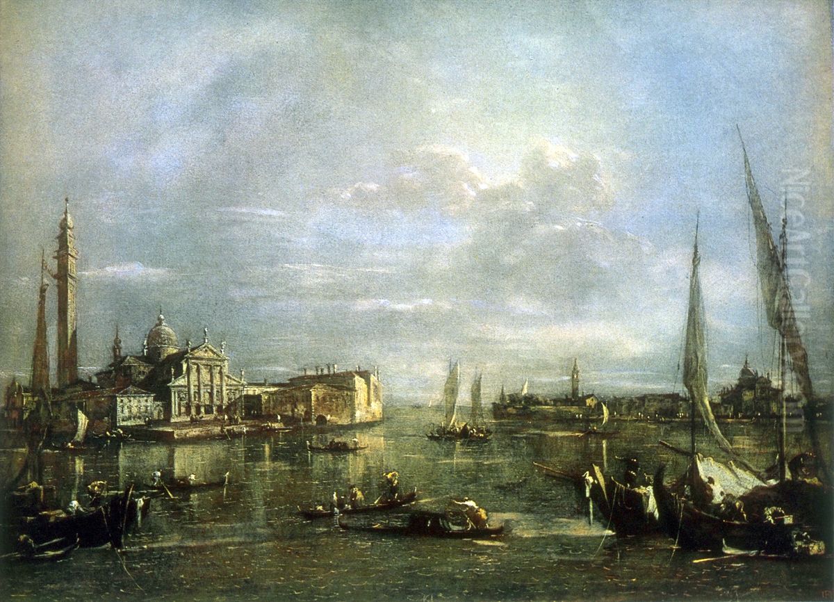 The Isle St. Giorgio Maggiore Oil Painting by Francesco Guardi