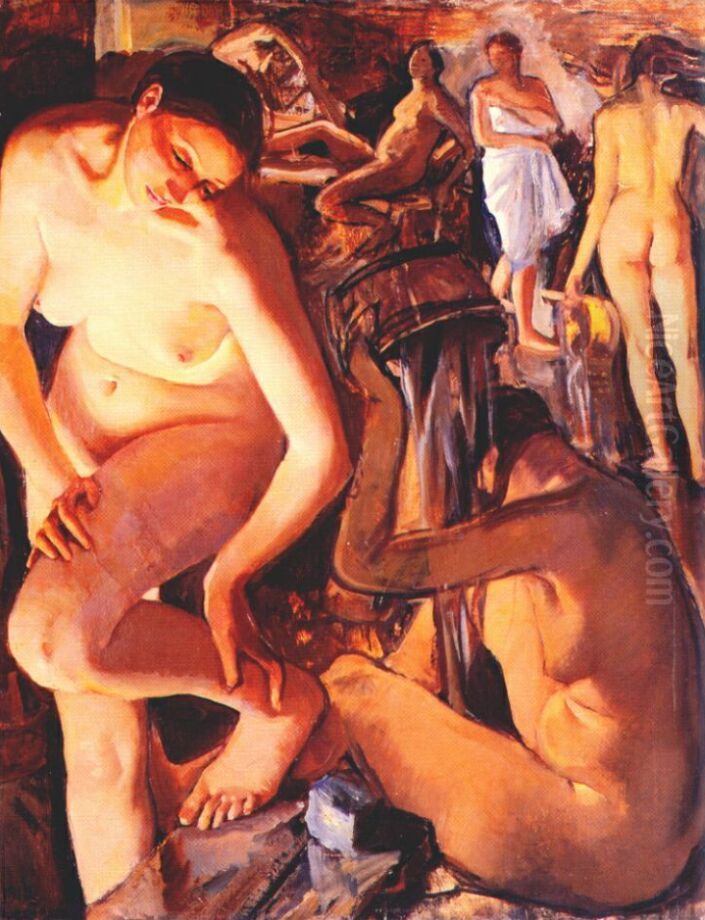 Bana Oil Painting by Zinaida Serebryakova