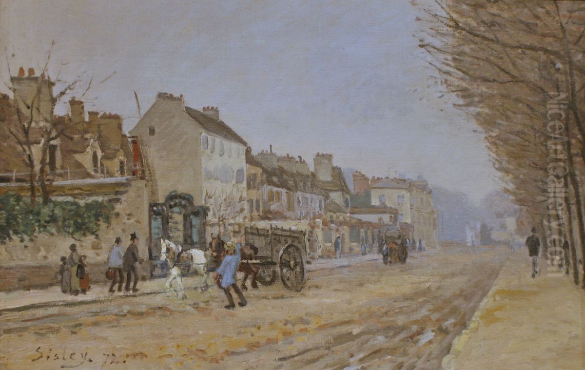 Boulevard Heloise, Argenteuil Oil Painting by Alfred Sisley