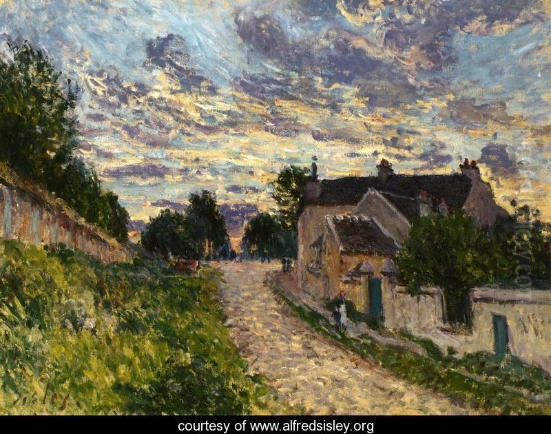 Path in Louveciennes Oil Painting by Alfred Sisley