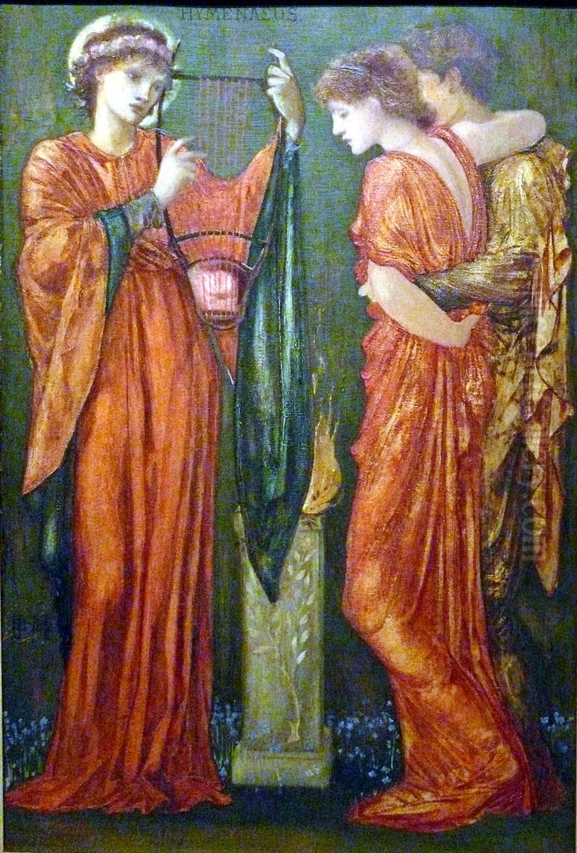 Hymenaeus Oil Painting by Edward Burne-Jones