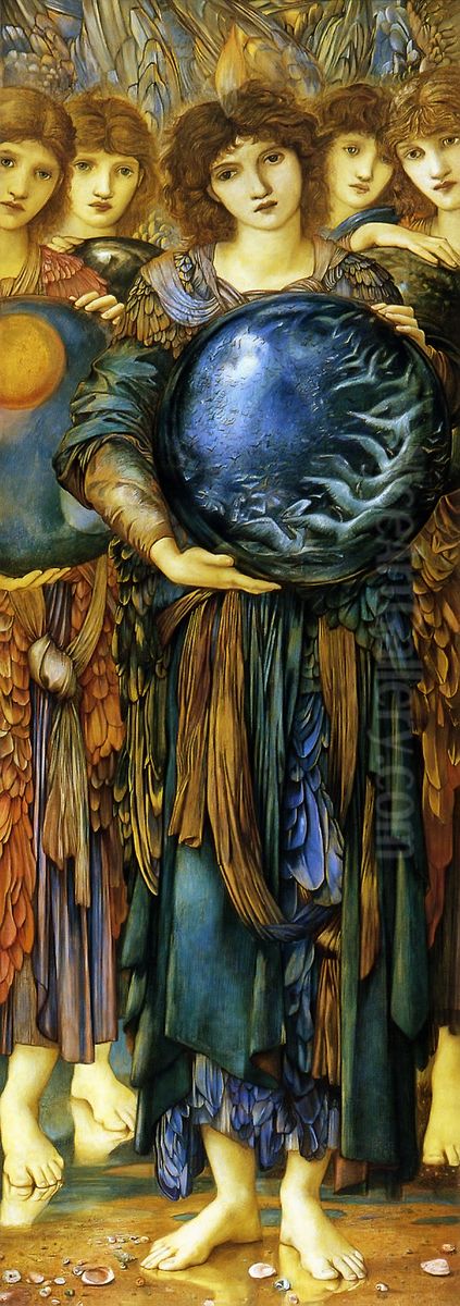 Days of Creation - Fifth Oil Painting by Edward Burne-Jones