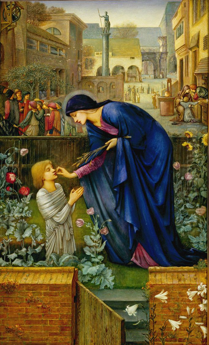 The Prioress's Tale Oil Painting by Edward Burne-Jones