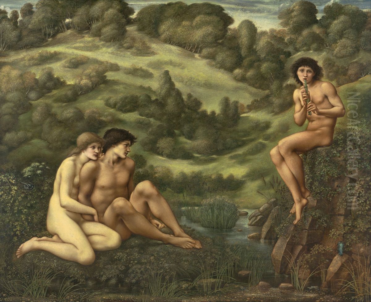The Garden of Pan Oil Painting by Edward Burne-Jones