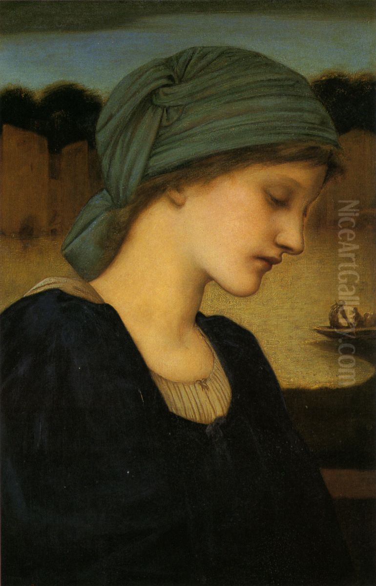 Flamma Vestalis Oil Painting by Edward Burne-Jones