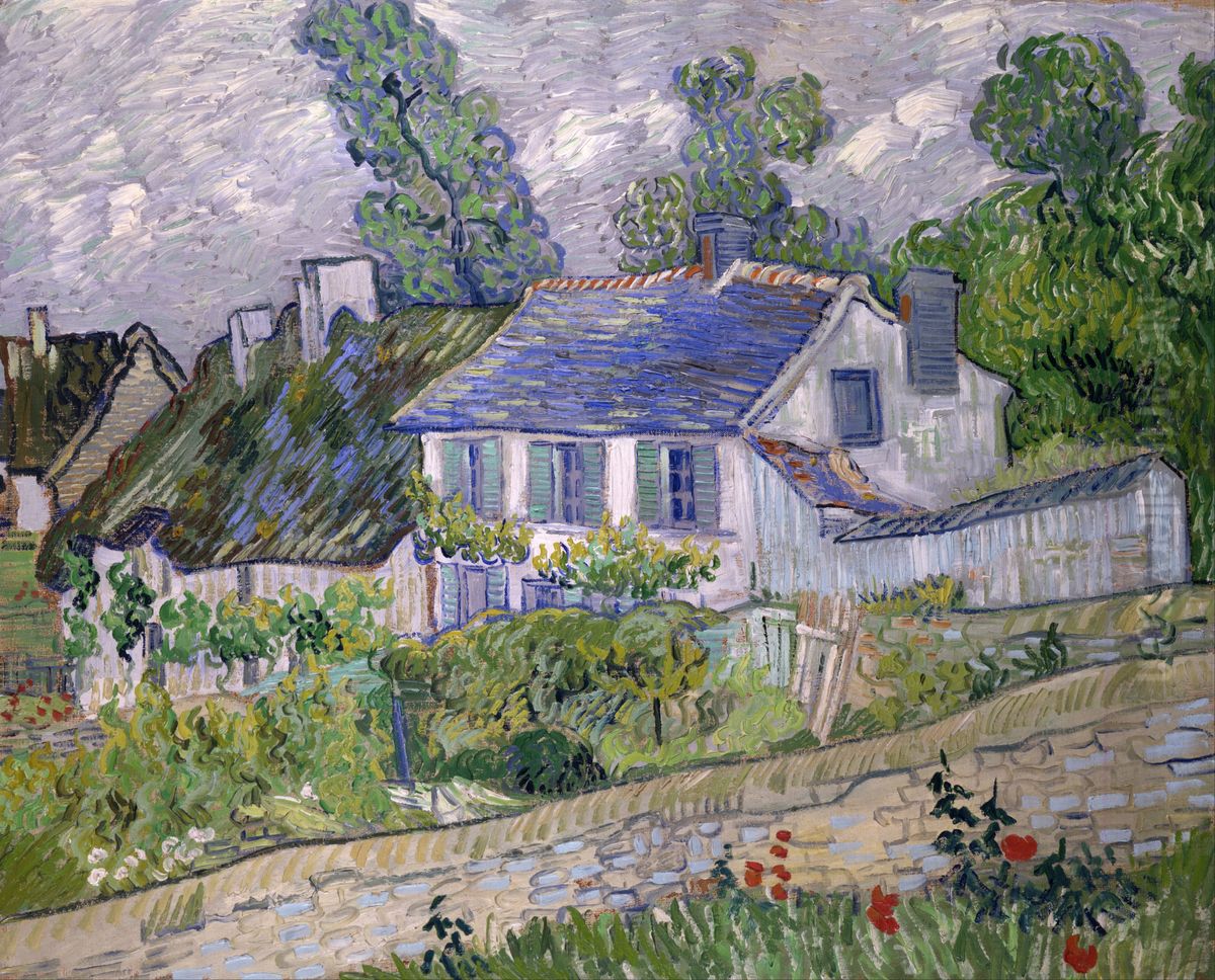 Houses at Auvers / Houses in Auvers Oil Painting by Vincent Van Gogh