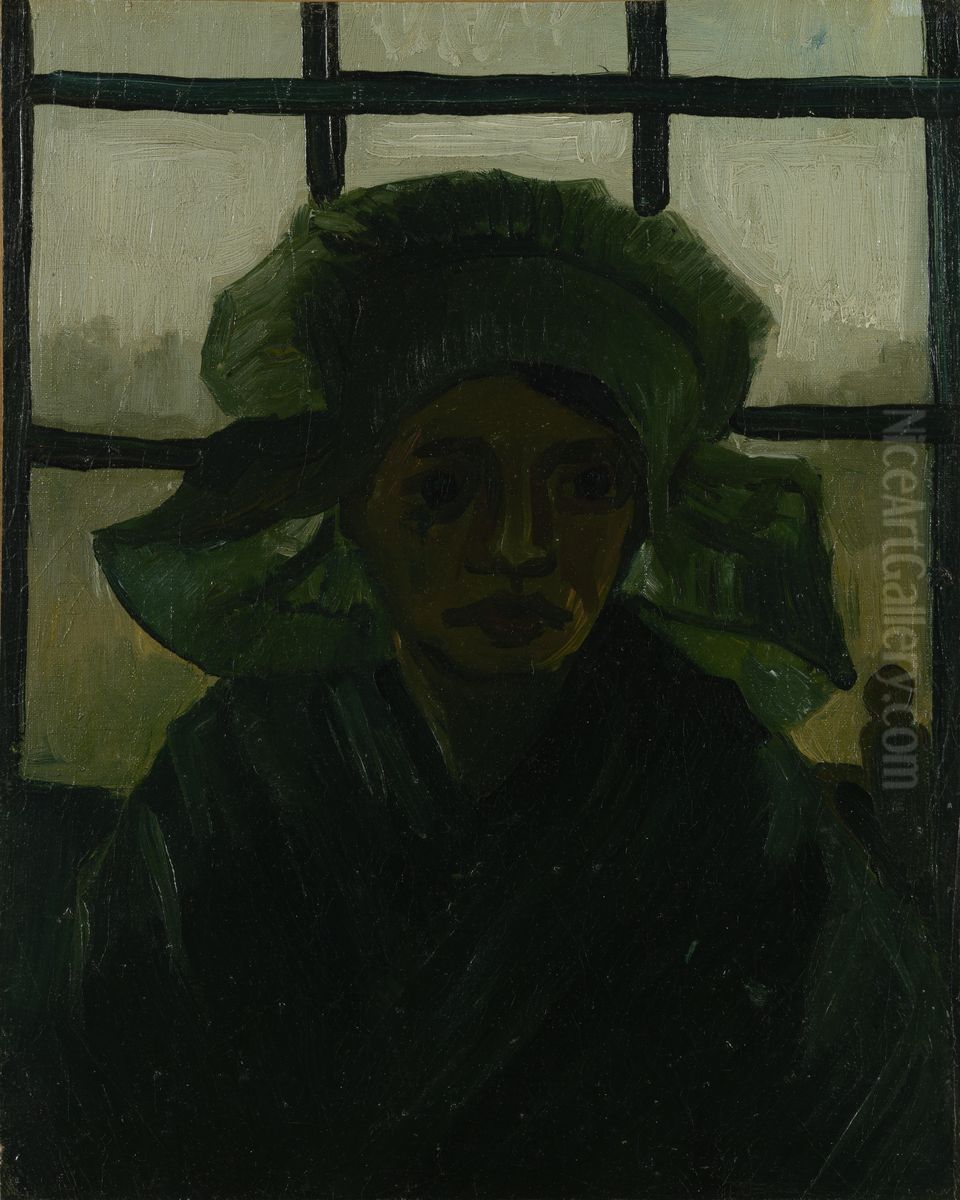 Kop van een vrouw Oil Painting by Vincent Van Gogh