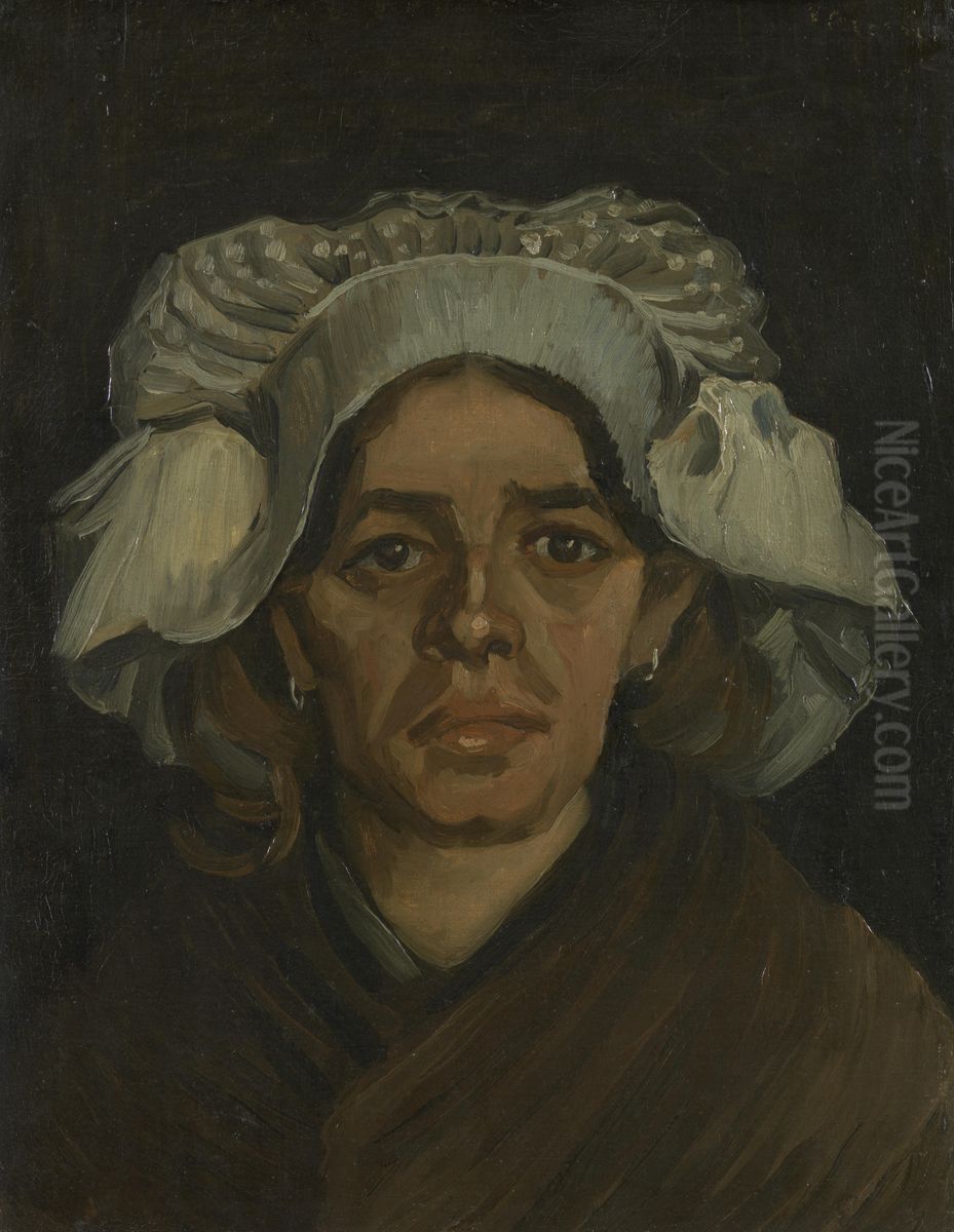 Kop van een vrouw Oil Painting by Vincent Van Gogh