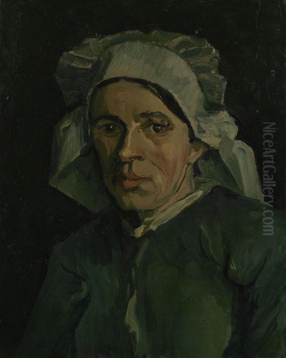 Kop van een vrouw Oil Painting by Vincent Van Gogh