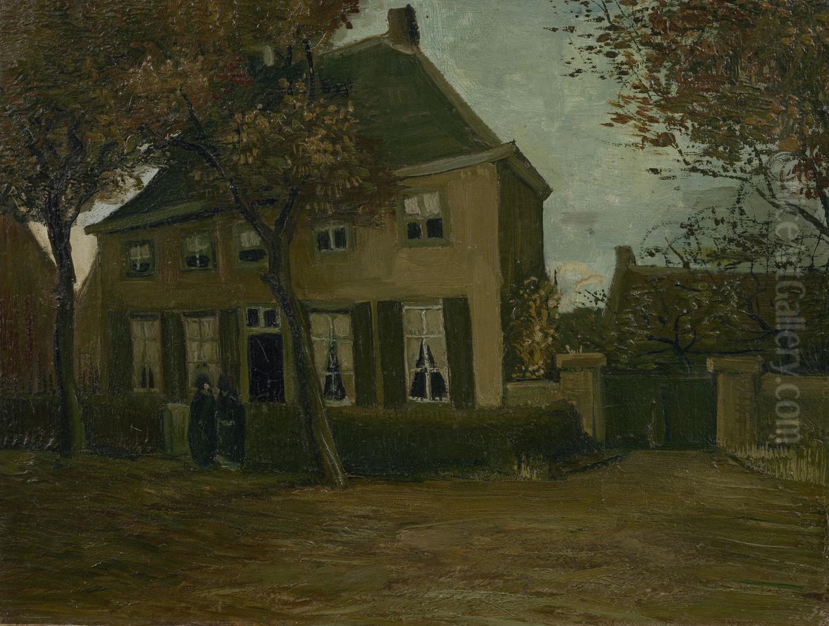The Vicarage at Nuenen Oil Painting by Vincent Van Gogh