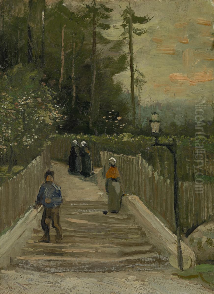 Path in Montmartre Oil Painting by Vincent Van Gogh