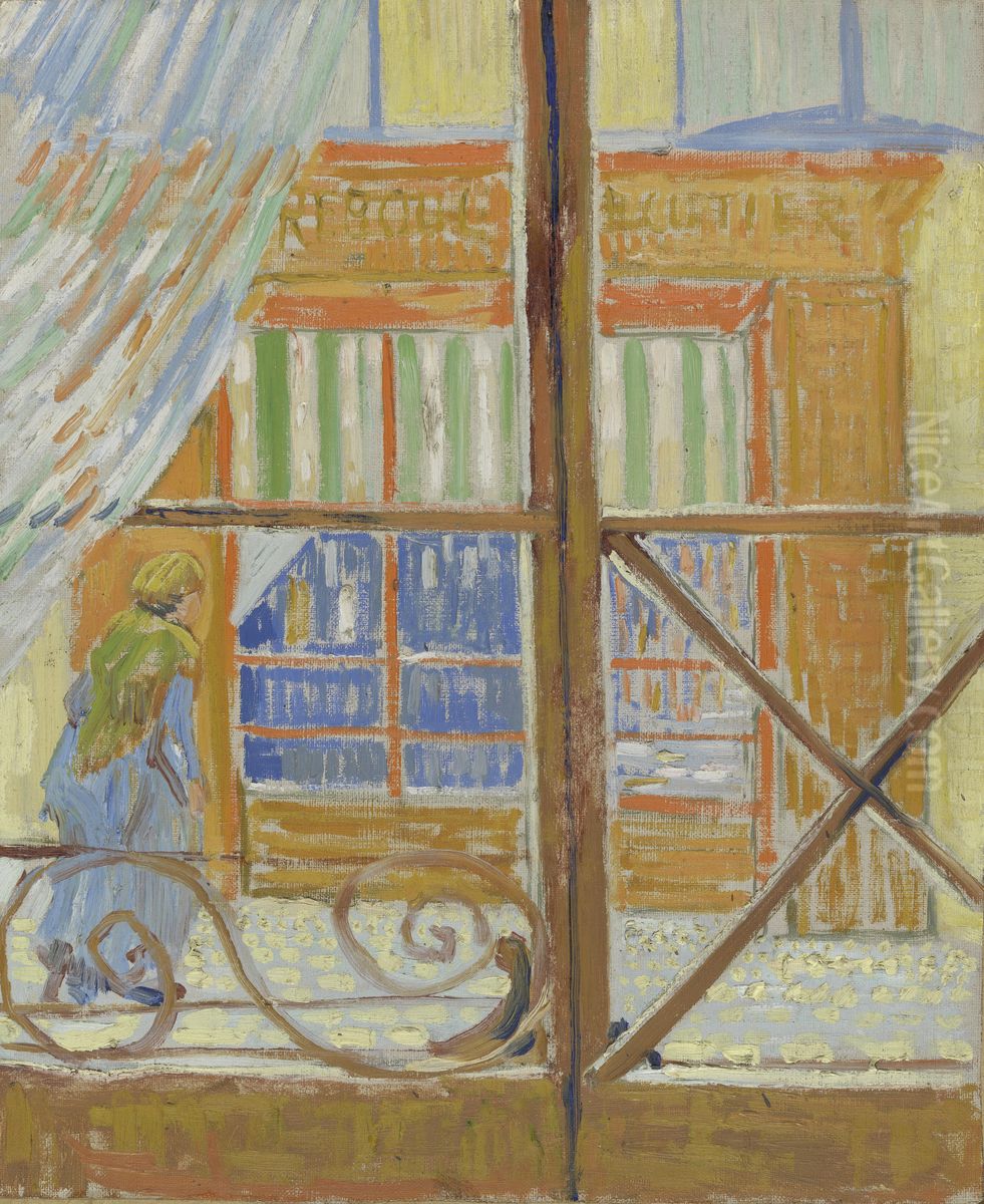 View of a Butcher's Shop Oil Painting by Vincent Van Gogh
