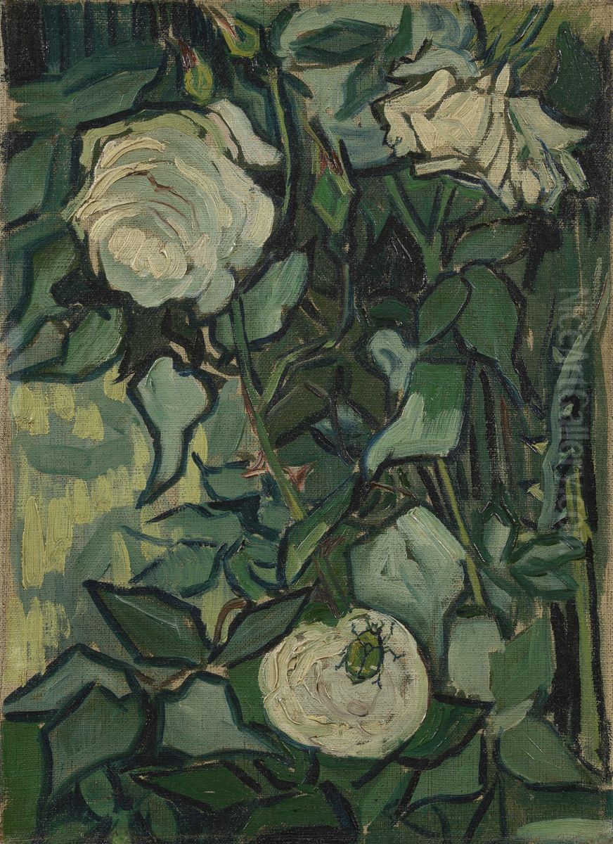 Rozen Oil Painting by Vincent Van Gogh