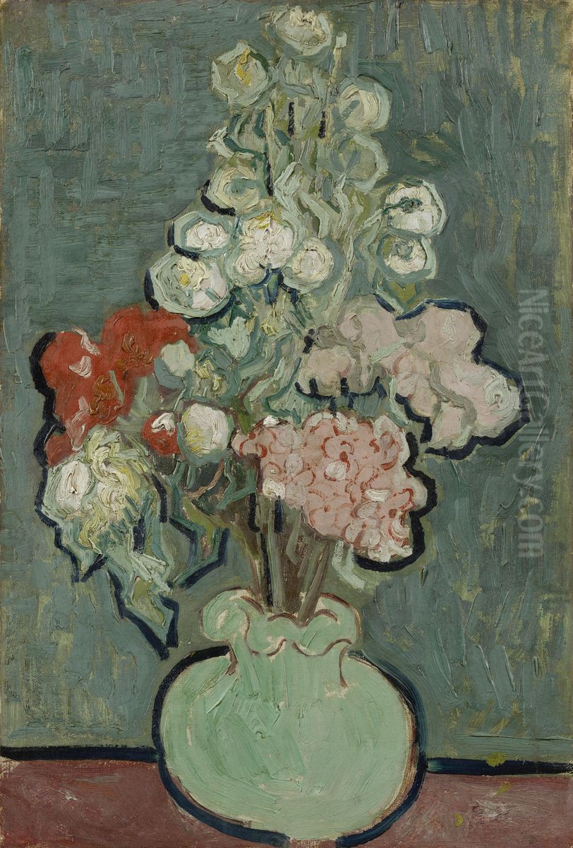 Vase of Flowers Oil Painting by Vincent Van Gogh