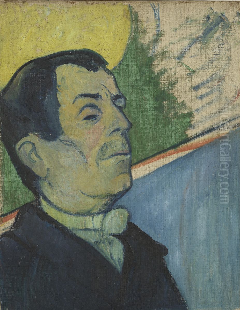 Portrait of a Man Oil Painting by Paul Gauguin