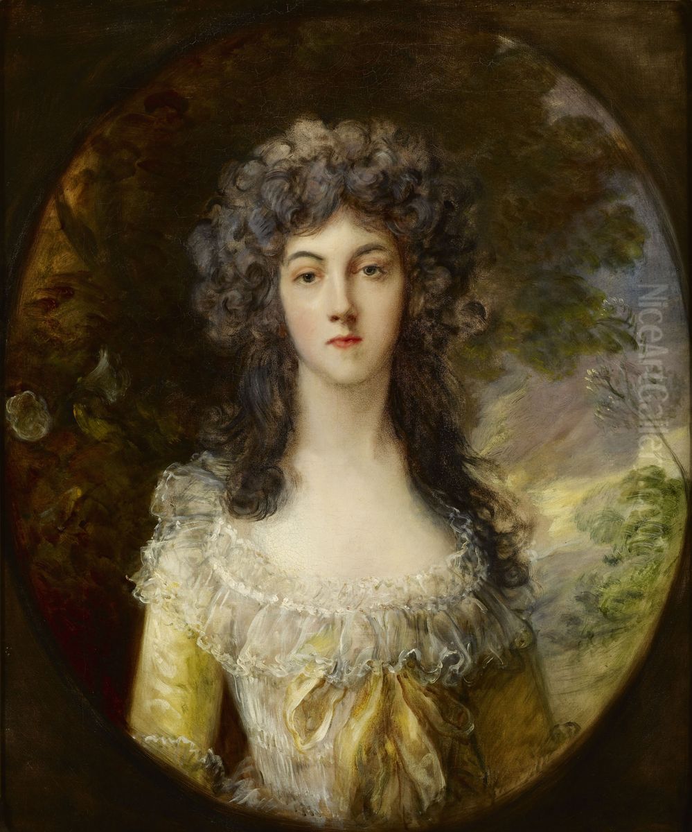 Portrait of Mrs. Charles Hatchett Oil Painting by Thomas Gainsborough