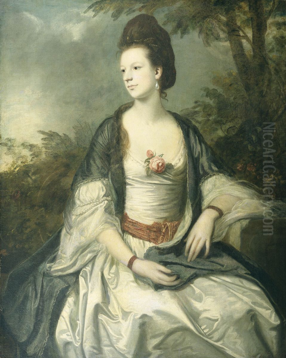 Portrait of Lady Cecil Rice Oil Painting by Of Sir Joshua Reynolds