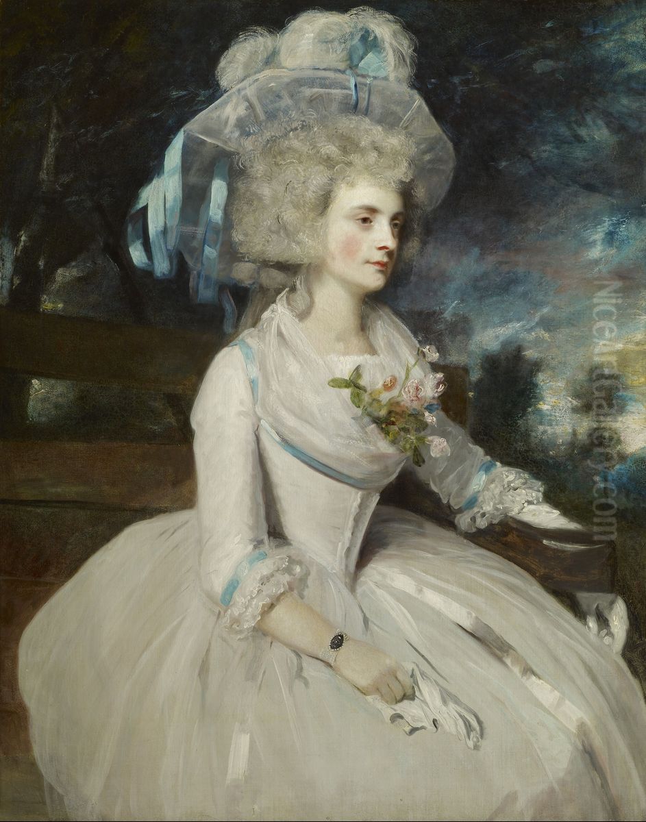 Selina, Lady Skipwith Oil Painting by Of Sir Joshua Reynolds
