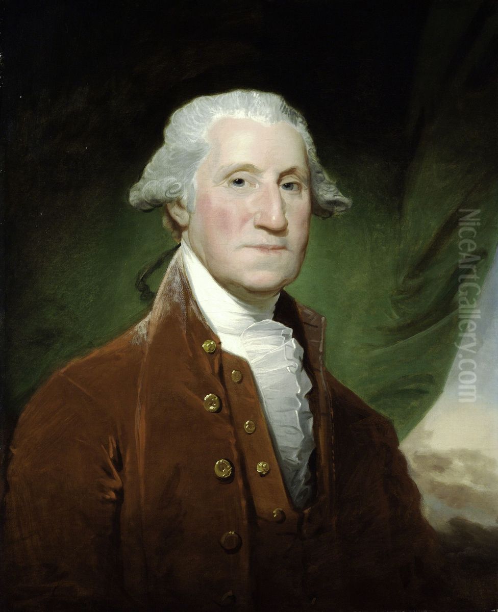 George Washington, 1795-1796 Oil Painting by Gilbert Stuart
