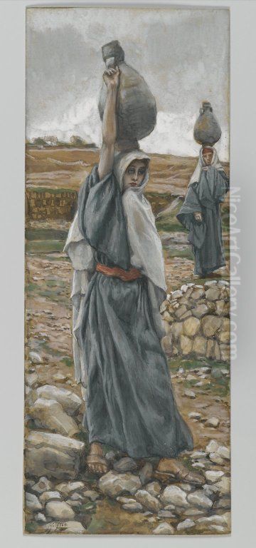 The Holy Virgin in Her Youth Oil Painting by James Jacques Joseph Tissot