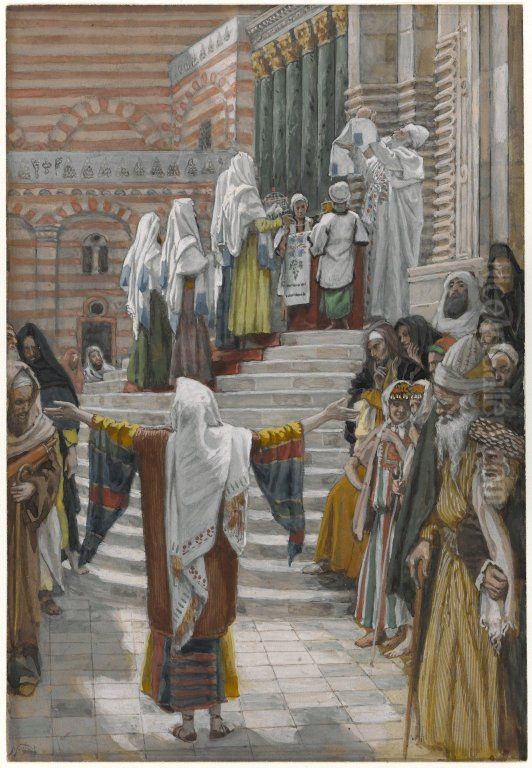 The Presentation of Jesus in the Temple Oil Painting by James Jacques Joseph Tissot