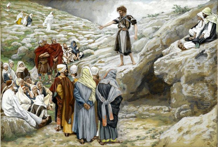 Saint John the Baptist and the Pharisees Oil Painting by James Jacques Joseph Tissot