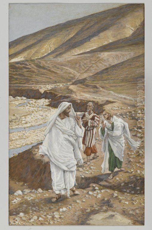 The Calling of Saint John and Saint Andrew Oil Painting by James Jacques Joseph Tissot