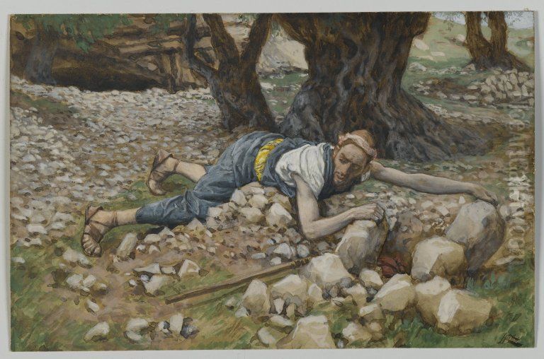 Le tresor enfoui Oil Painting by James Jacques Joseph Tissot