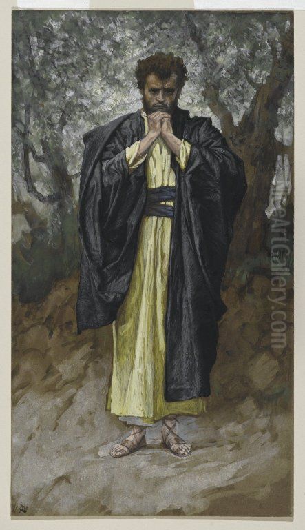 Saint Mathieu Oil Painting by James Jacques Joseph Tissot