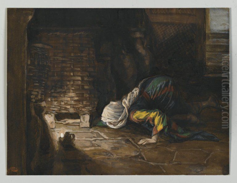 The Lost Drachma Oil Painting by James Jacques Joseph Tissot
