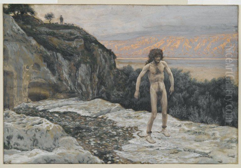 Je m'appelle Legion Oil Painting by James Jacques Joseph Tissot