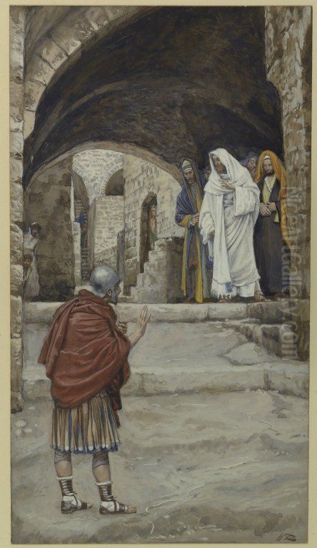 Lord, I Am Not Worthy Oil Painting by James Jacques Joseph Tissot