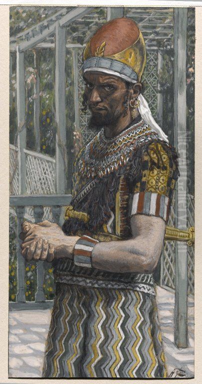 Herode Oil Painting by James Jacques Joseph Tissot