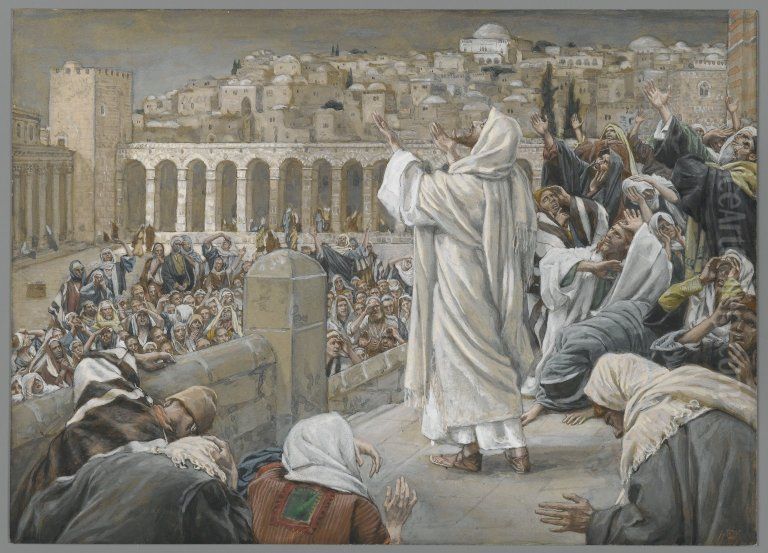 La voix d'en haut Oil Painting by James Jacques Joseph Tissot