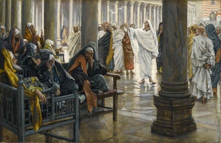 Woe unto You, Scribes and Pharisees Oil Painting by James Jacques Joseph Tissot