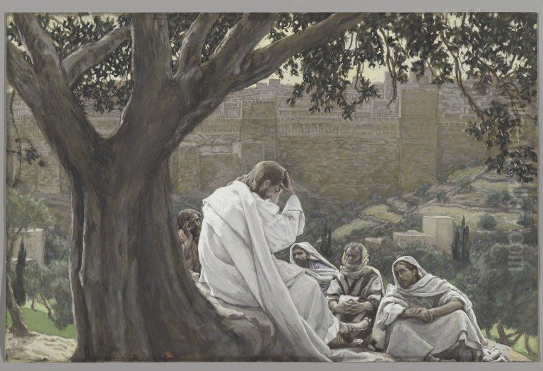 The Prophecy of the Destruction of the Temple Oil Painting by James Jacques Joseph Tissot